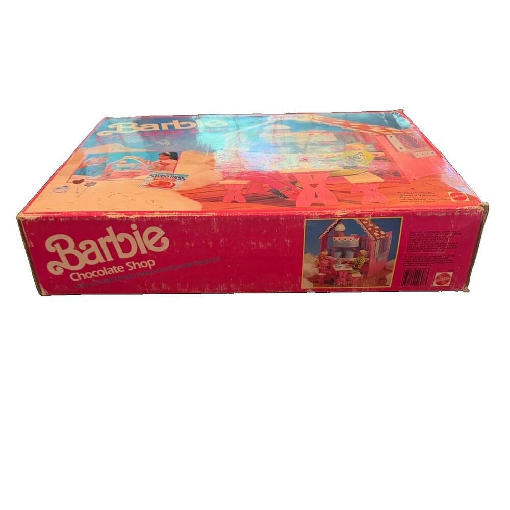 NEW SEALED IN BOX Vintage Barbie Chocolate Shop 1990 Play Set 3814/71 - Picture 4 of 16
